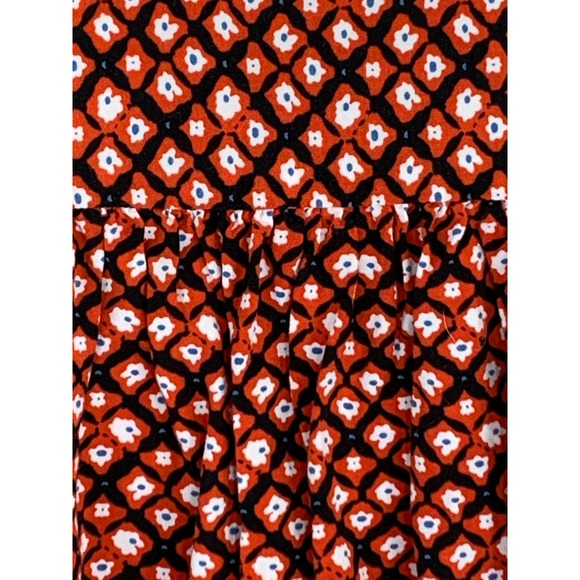 FREE Ann Taylor Red Peasant Boho Blouse Spring Summer Professional Career Resort - Picture 7 of 11